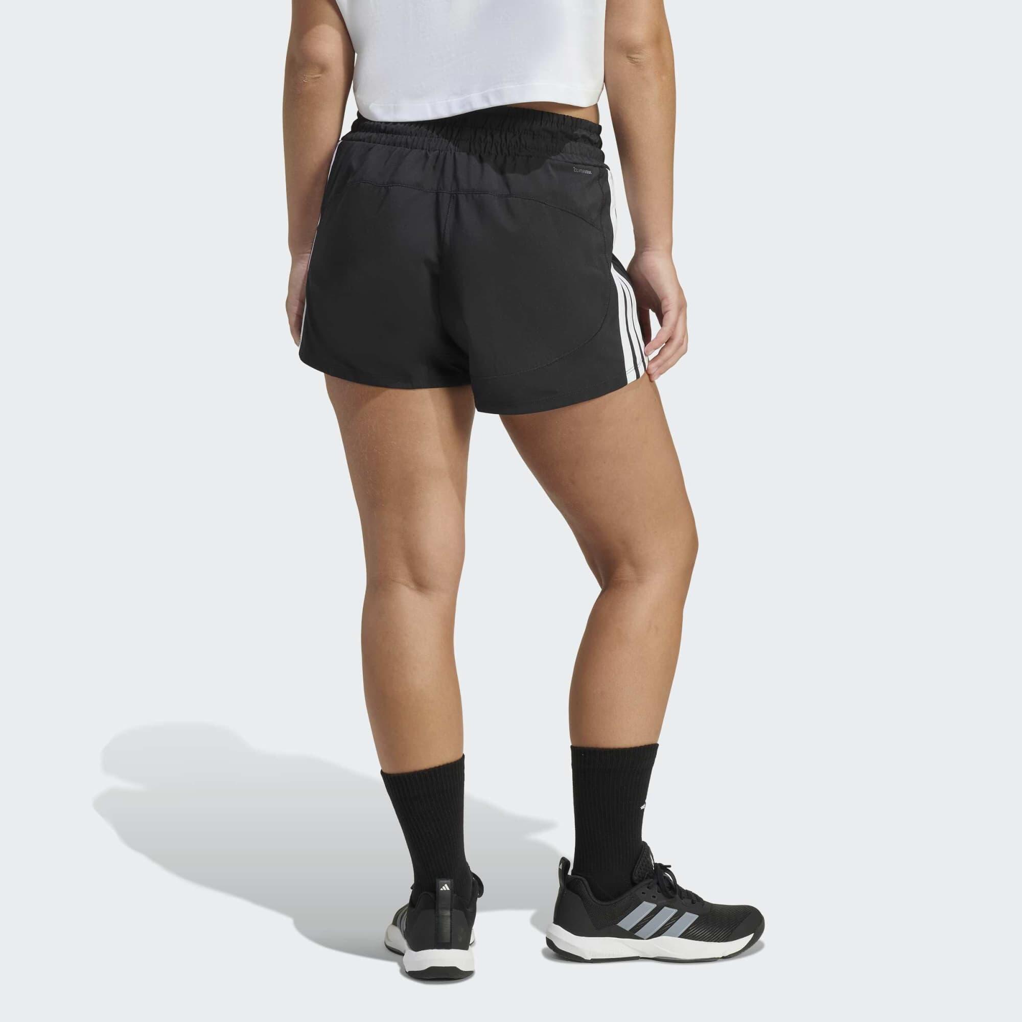 Fitnessshort 3S Pacer dames zwart 3/5