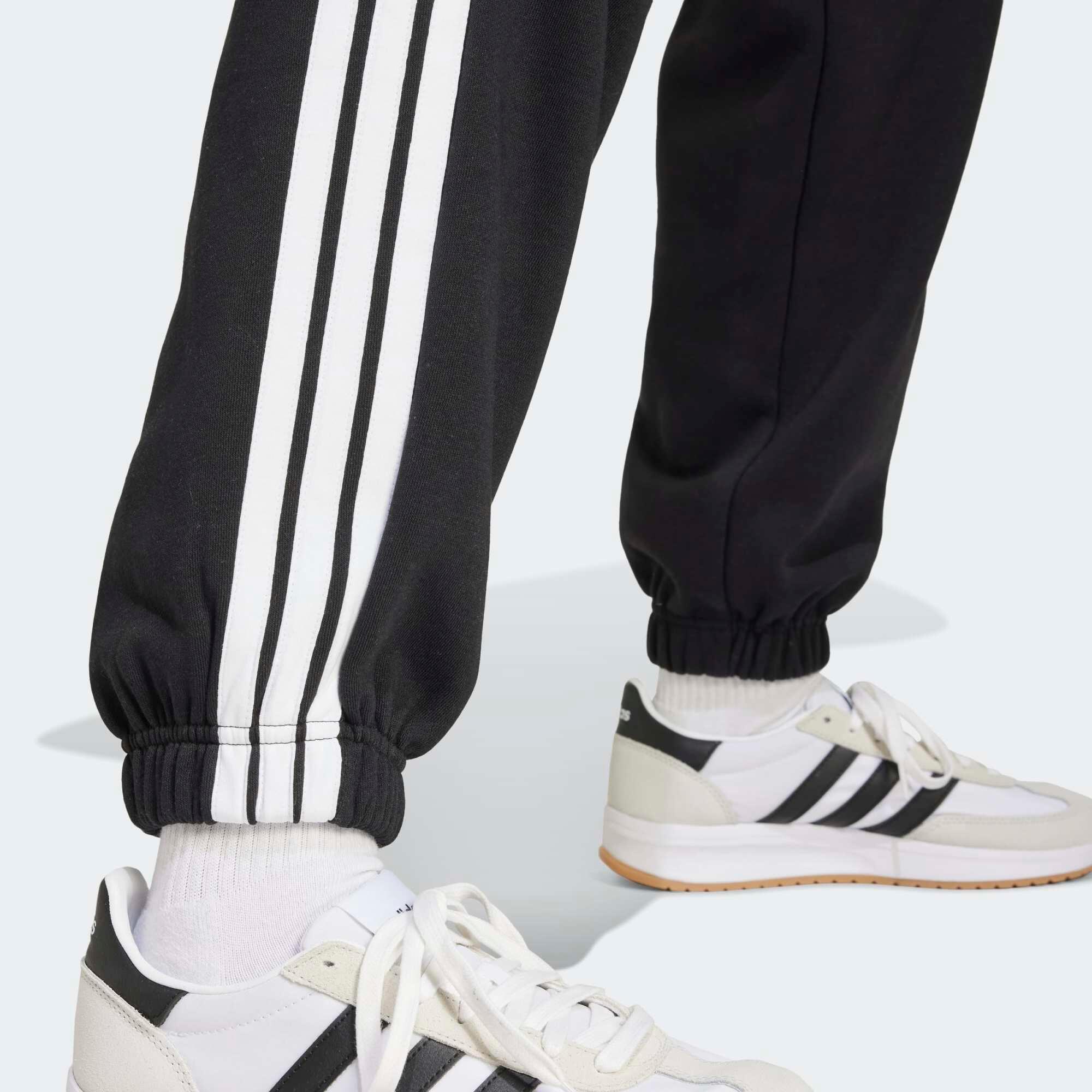 Pantalon de jogging fitness en coton femme, noir 5/5