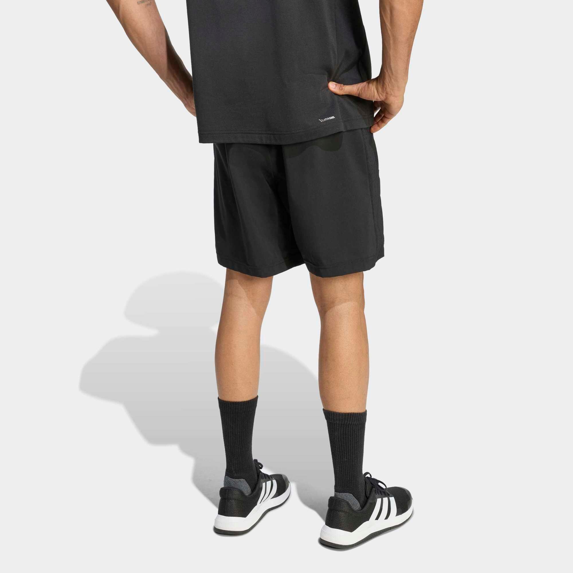 Pantalón Corto Fitness ADIDAS Hombre Negro 2/4