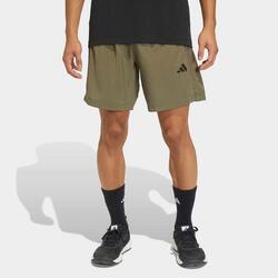 Short de fitness homme, kaki