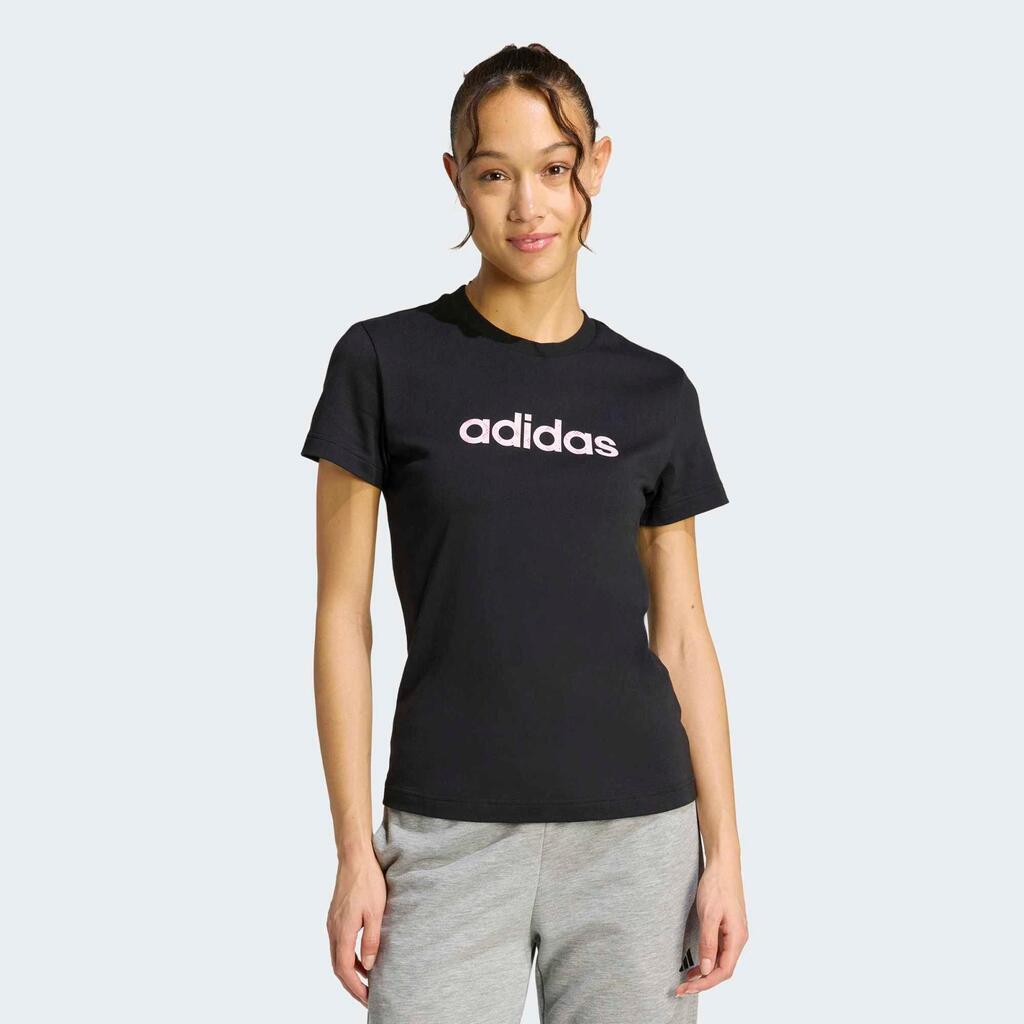 Women's Cotton Fitness T-Shirt - Black