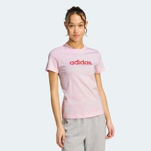 Camiseta Fitness Mujer Rosa Algodón