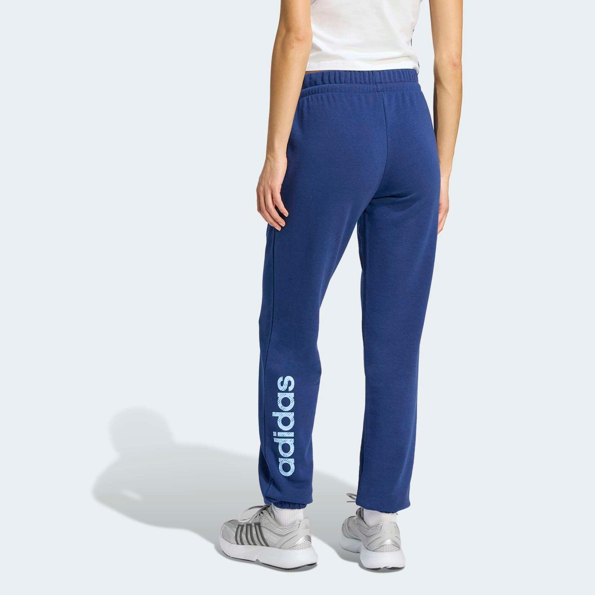 Pantalon de jogging fitness femme, bleu marine 2/5