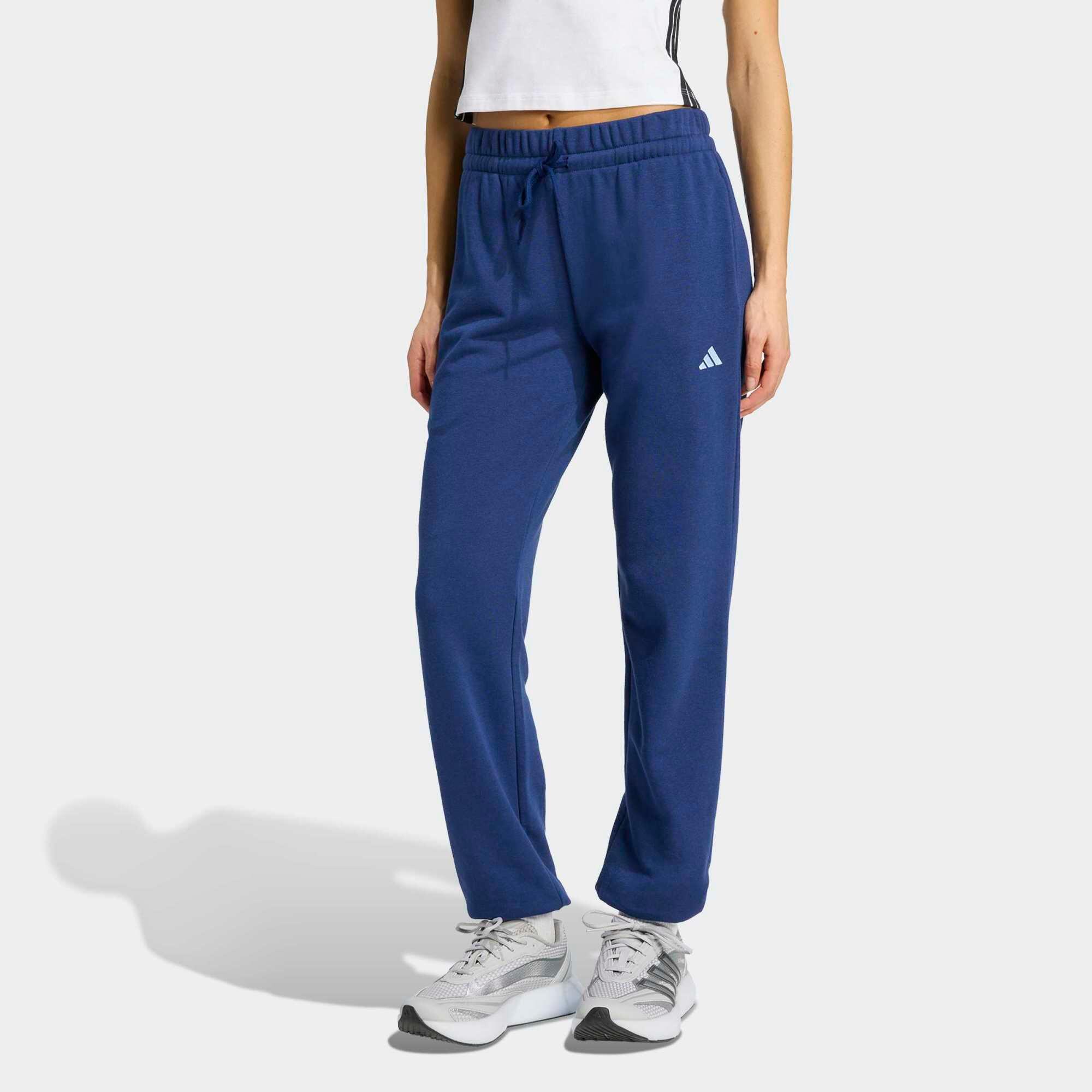 ADIDAS Women's Fitness Jogging Bottoms - Navy Blue