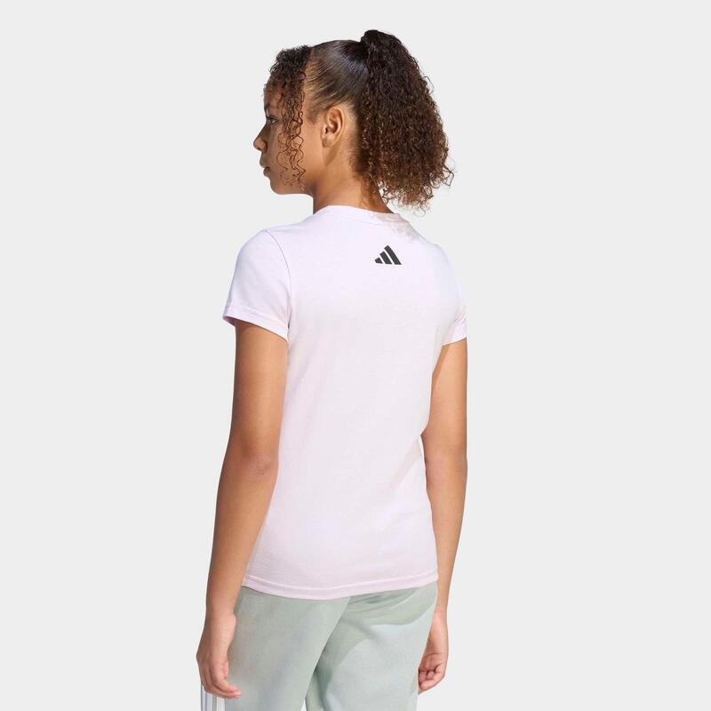 Tricou din bumbac ADIDAS Roz Fete