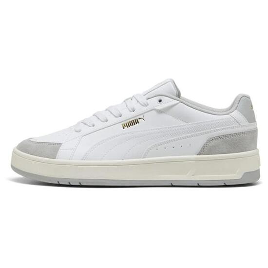 Basket Homme, Puma Court Classico, blanc beige