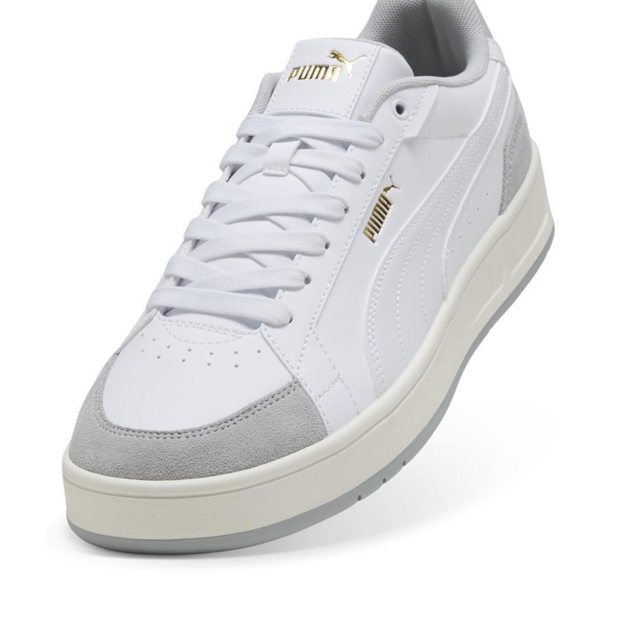 Basket Homme, Puma Court Classico, blanc beige 5/6