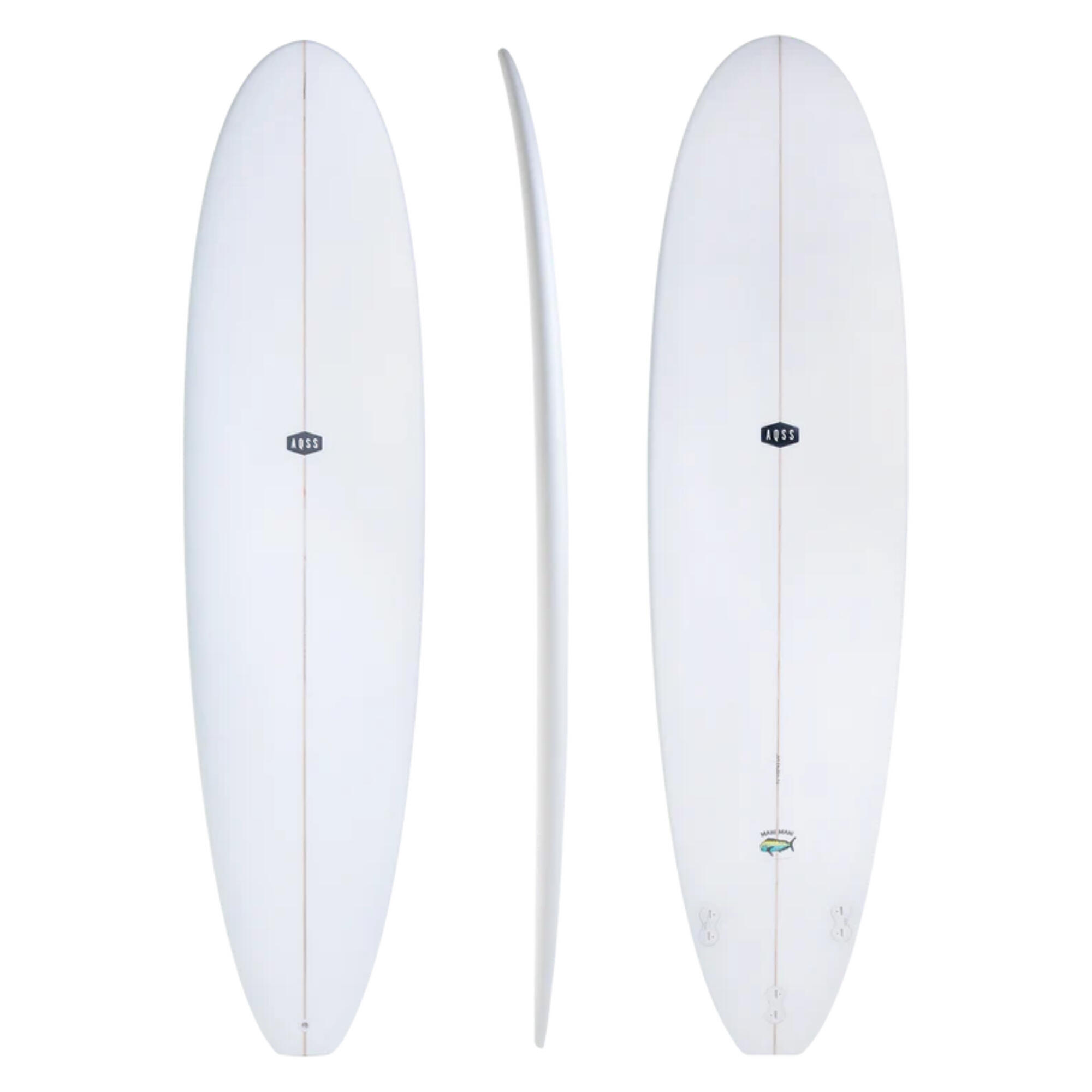 AQSS Mahi Mahi Mini Mal Surfboard - Clearskin - 7'0"