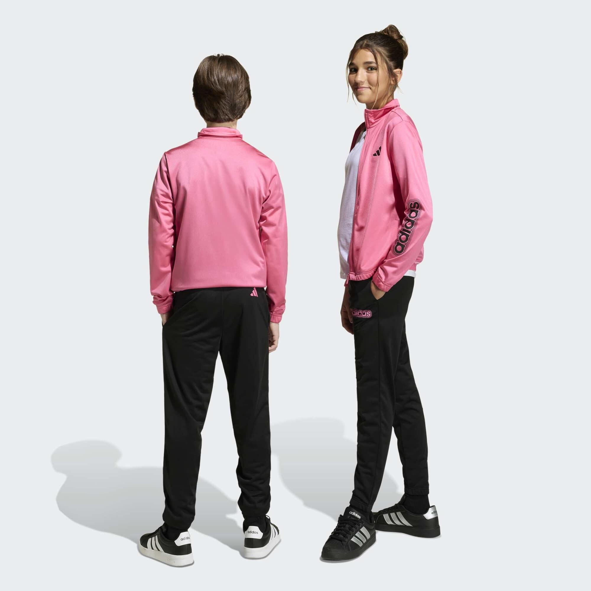 Ensemble de survêtement fille, rose et noir 4/6