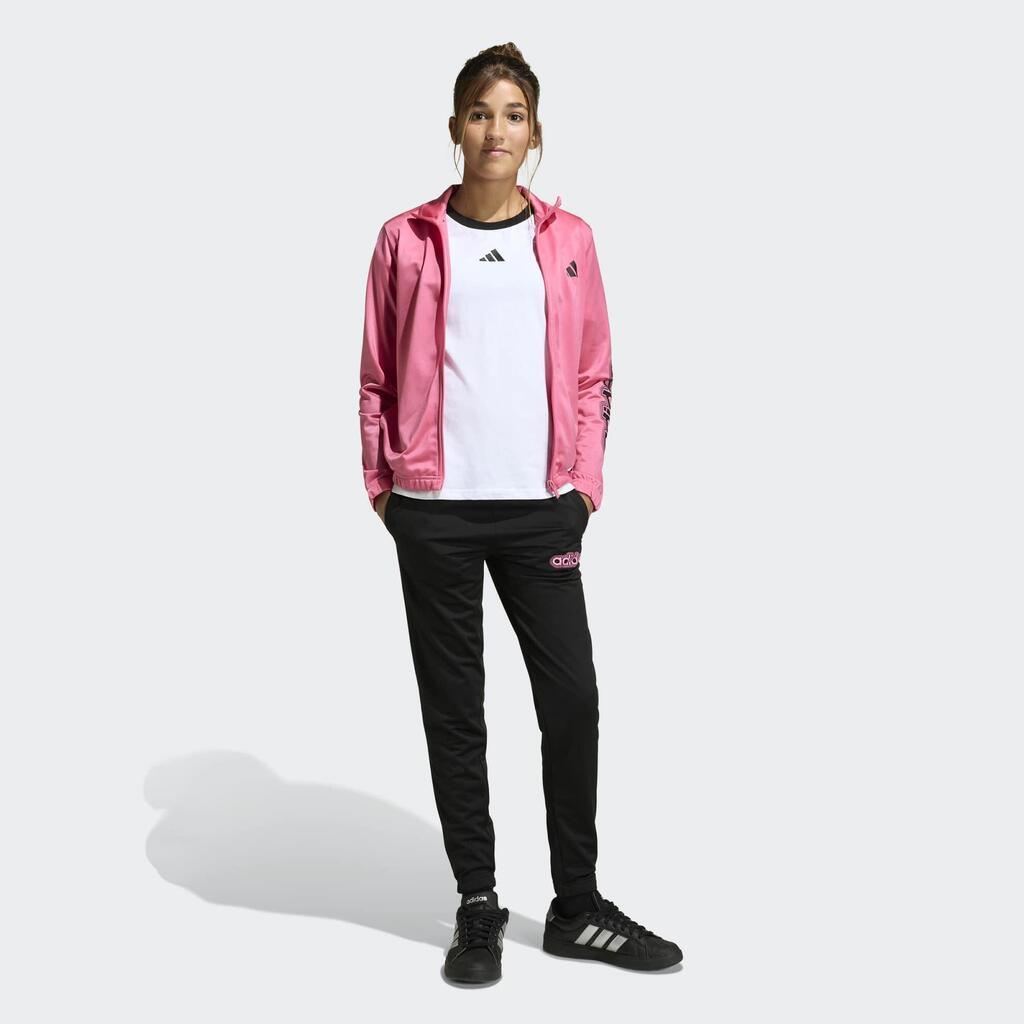 Girls' Tracksuit Outfit - Pink & Black