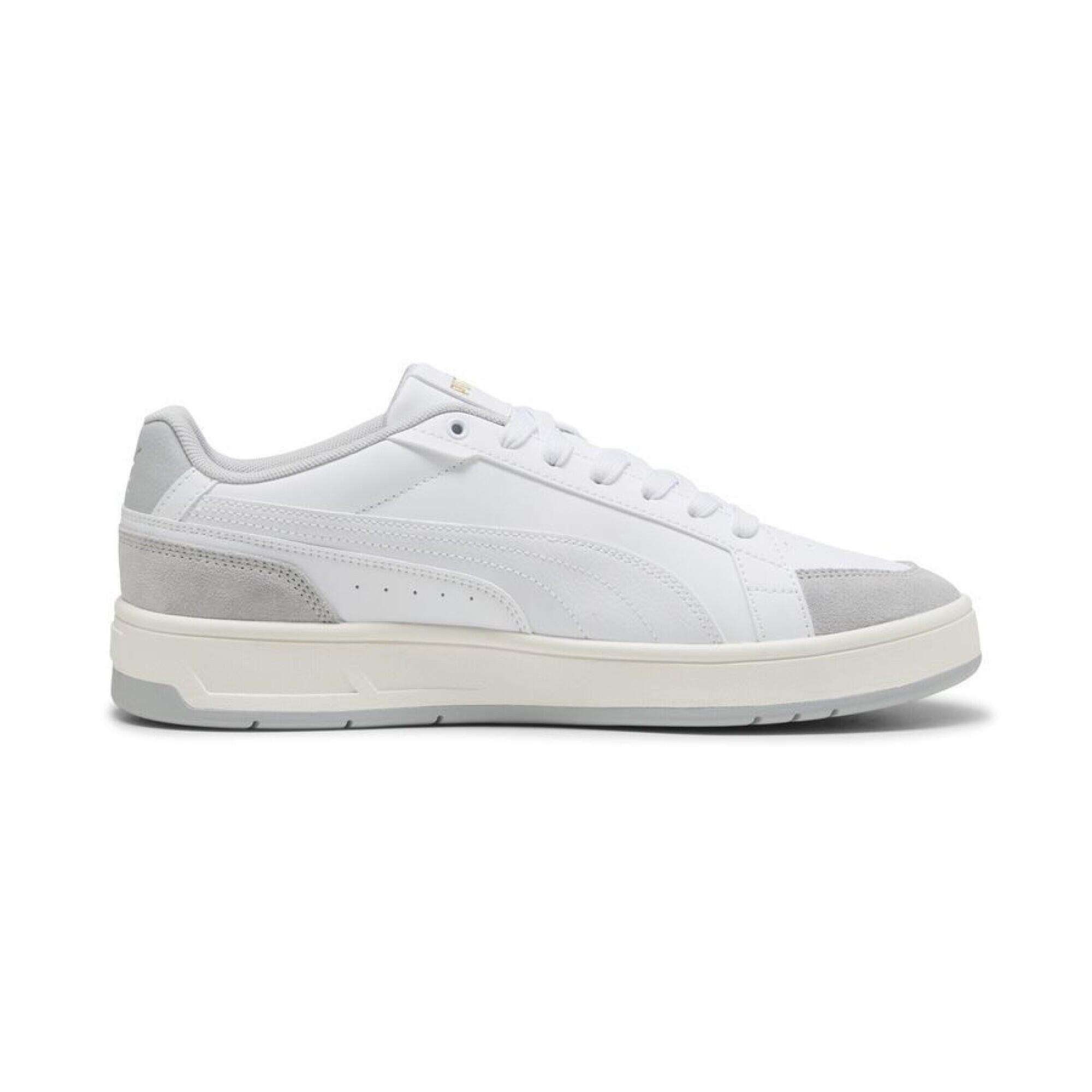 Basket Homme, Puma Court Classico, blanc beige 3/6