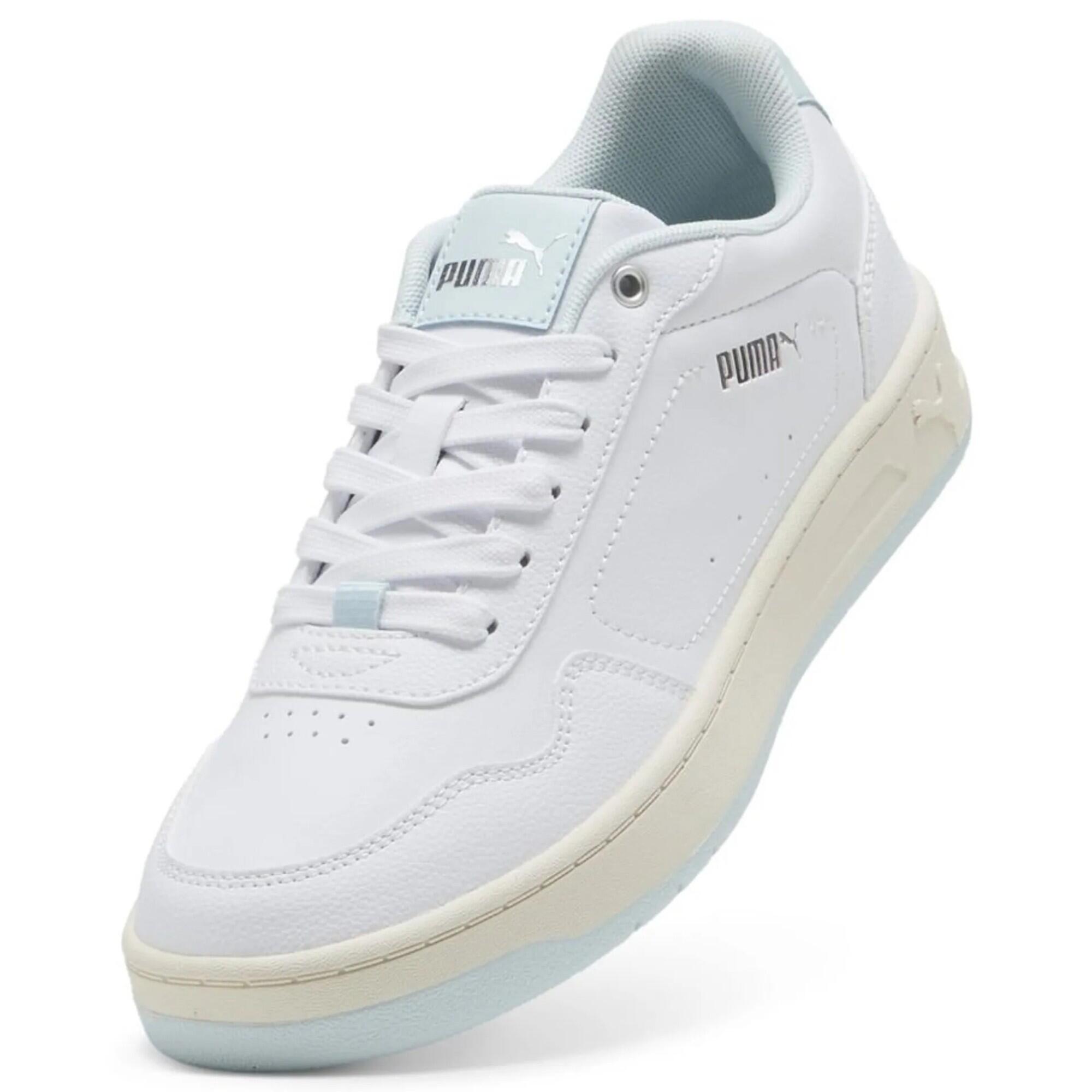 Baskets femme, Court Classy, blanc bleu 4/5