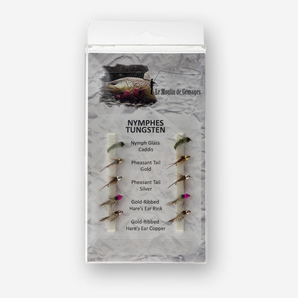 Nymphenset mit Wolframkugeln 10er Pack 