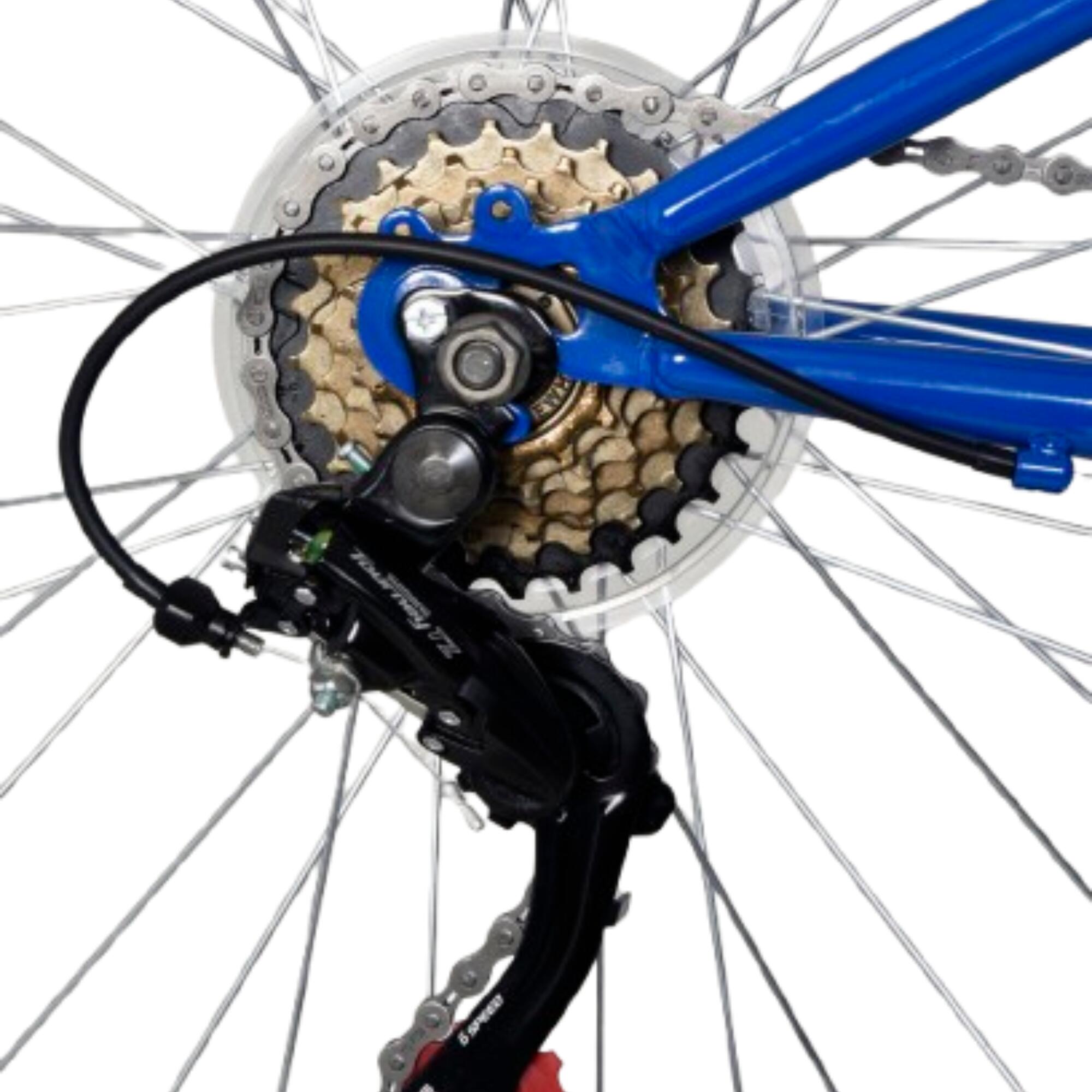Bicicleta niños 24 pulgadas MTB Deportica Azul 3/8