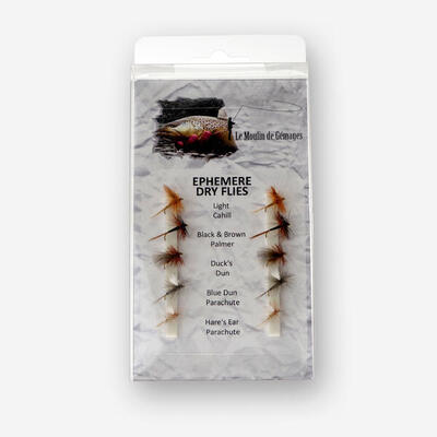 Kit mosche secche effimere x10