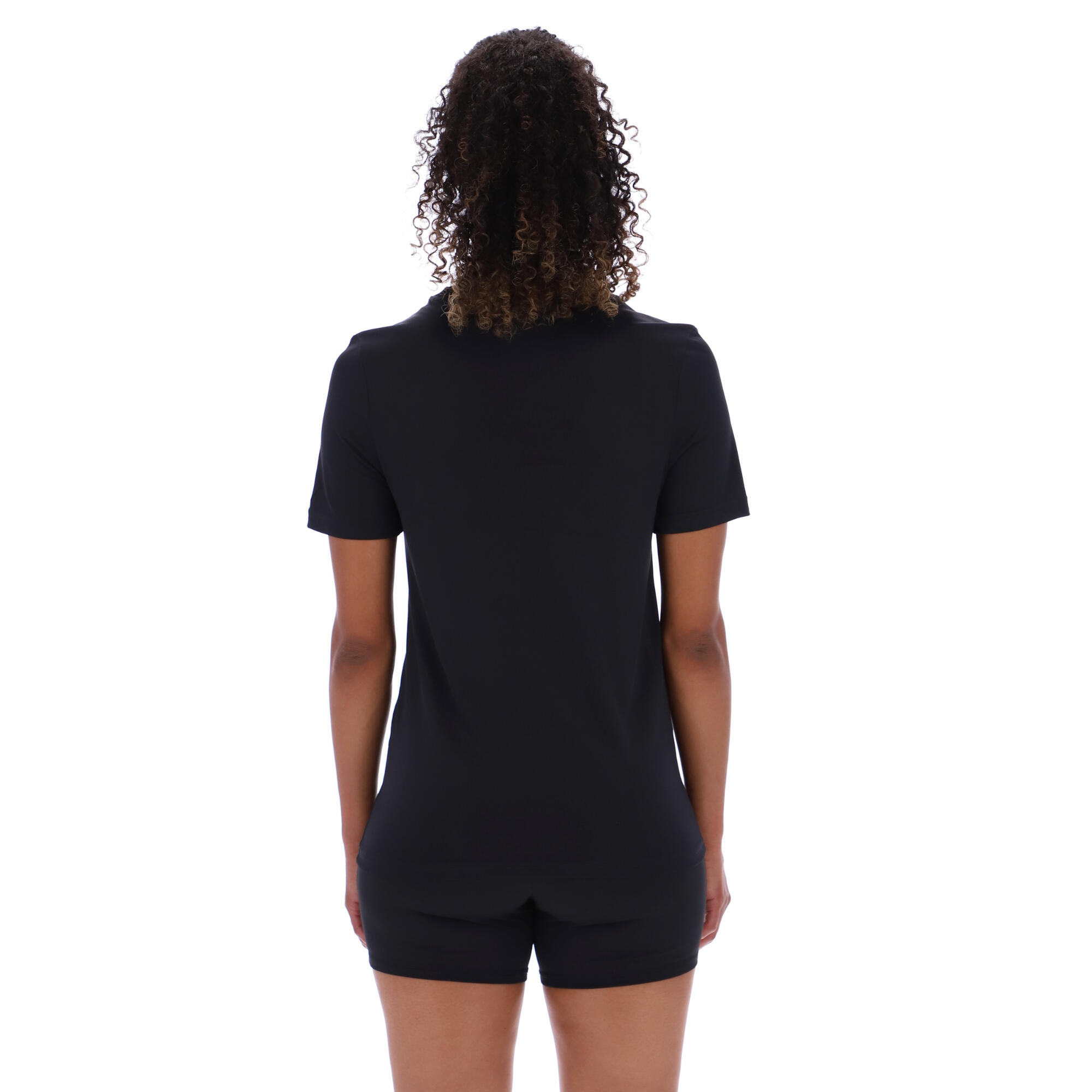Camiseta slim fitness Mujer Reebok Casidy core negra 3/3