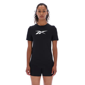 Camiseta slim fitness Mujer Reebok Casidy core negra