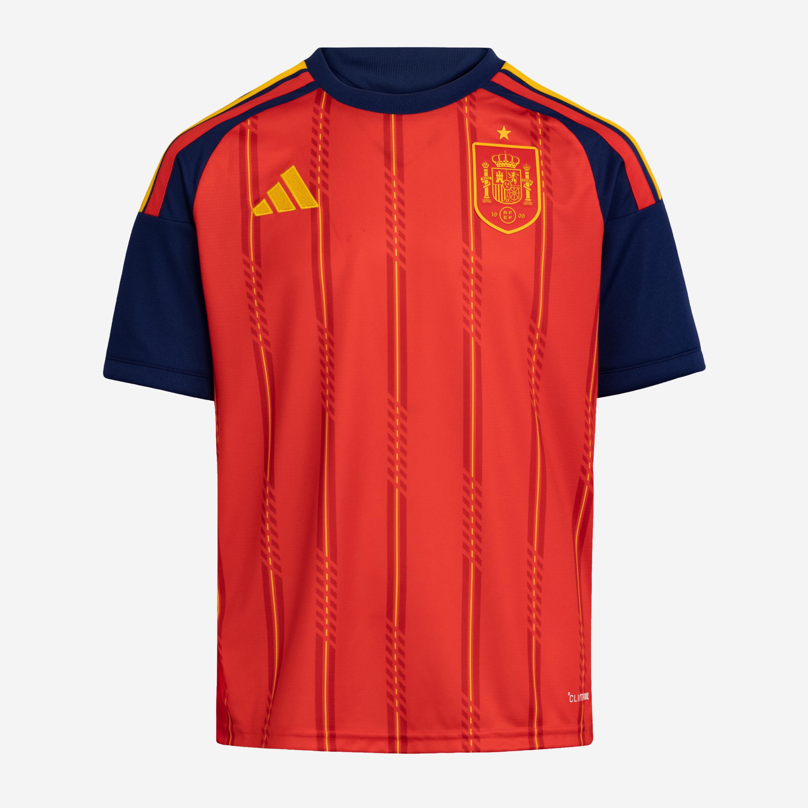 ADIDAS Španielsko 2026 detský domáci futbalový dres červený 8 rokov
