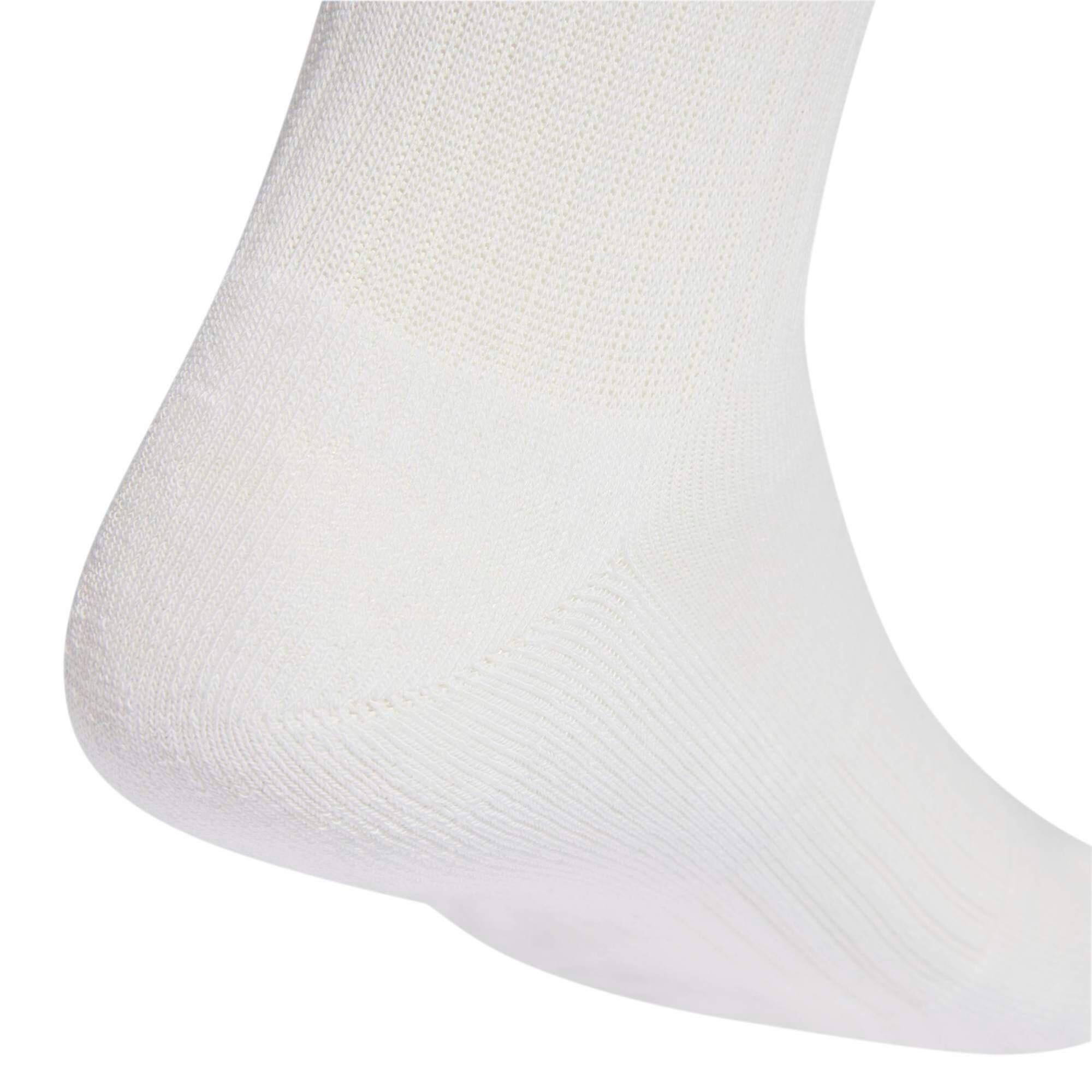 Lot de 3 Paires de Chaussettes Mi-Mollet en Coton - Blanc 4/4