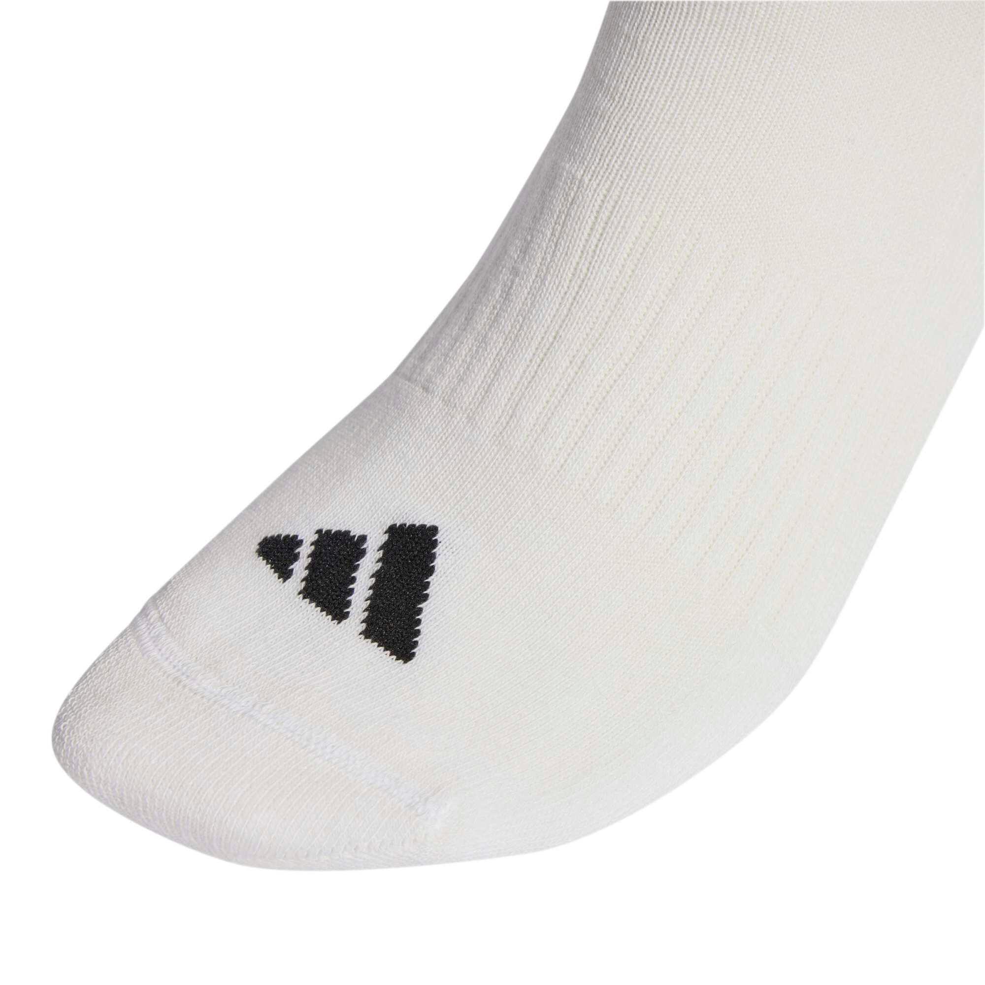 Lot de 3 Paires de Chaussettes Mi-Mollet en Coton - Blanc 2/4