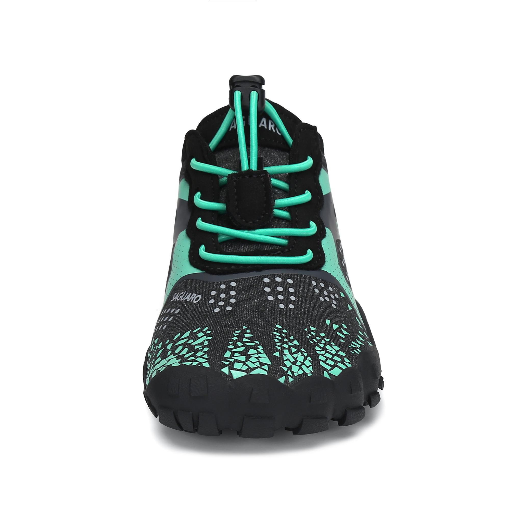 Zapatillas barefoot Niños Saguaro Fast I Verde y Negro -CD 3/7