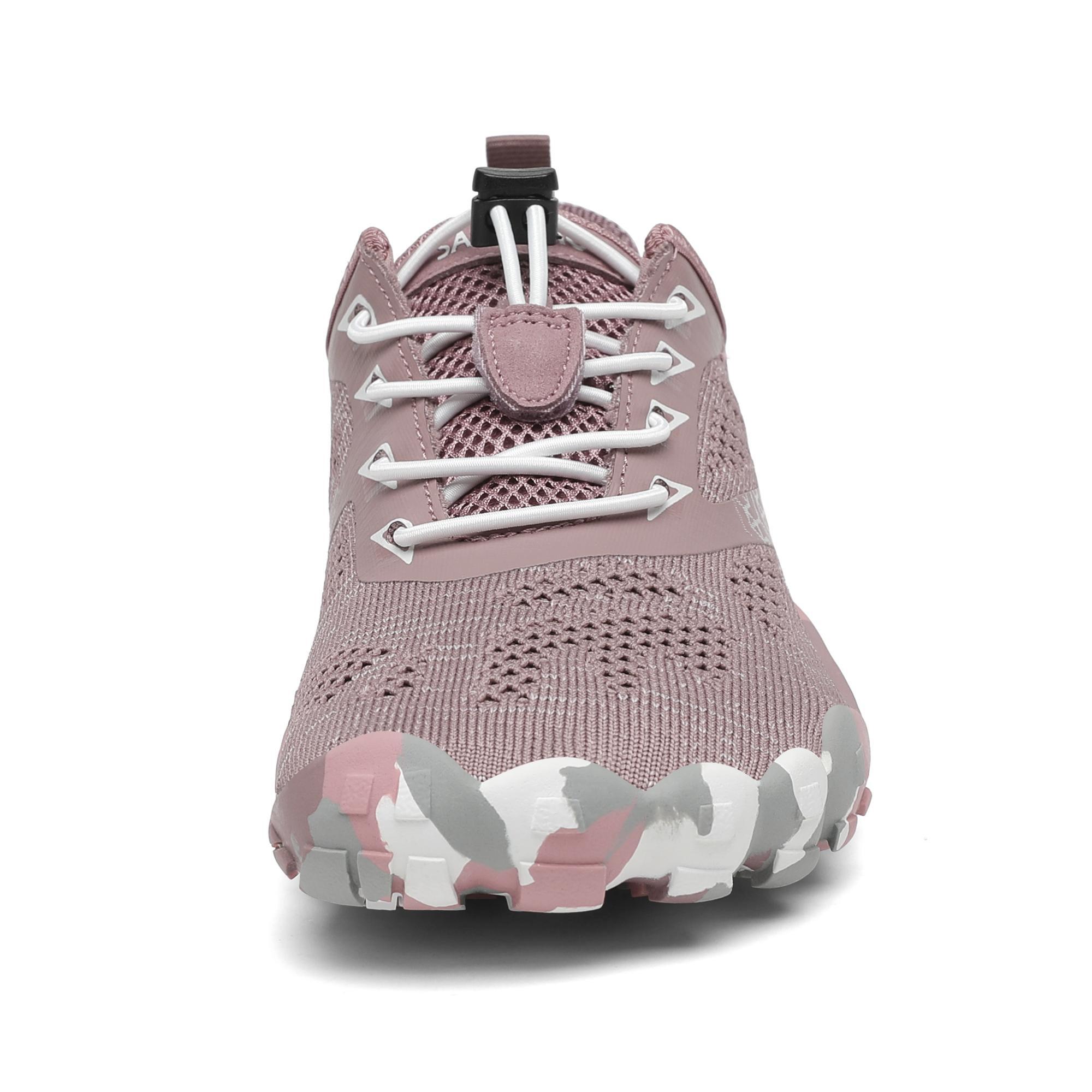 Sabatilles barefoot muntanya i trekking adult Saguaro Smart II rosa gris - CD 3/8