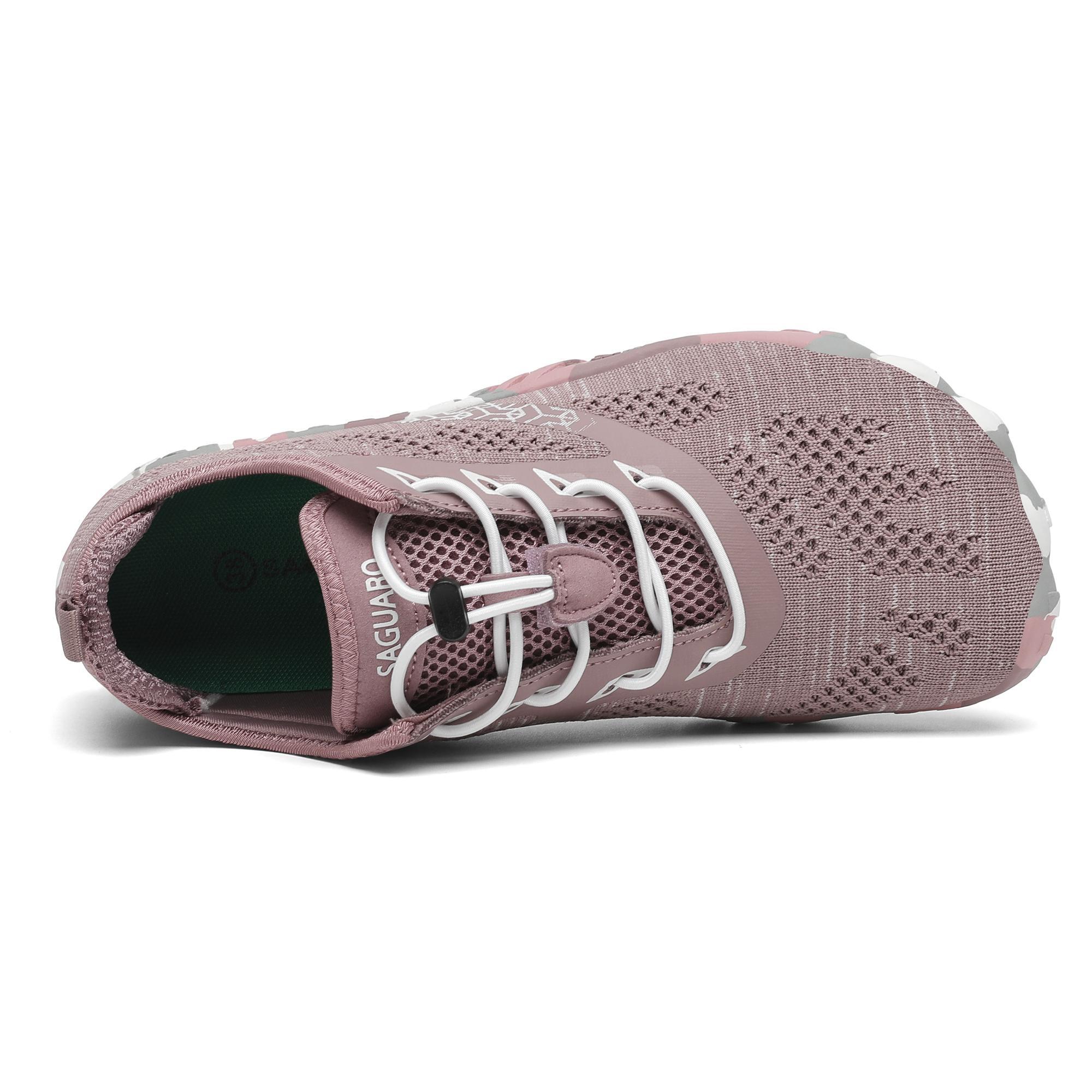 Sabatilles barefoot muntanya i trekking adult Saguaro Smart II rosa gris - CD 5/8