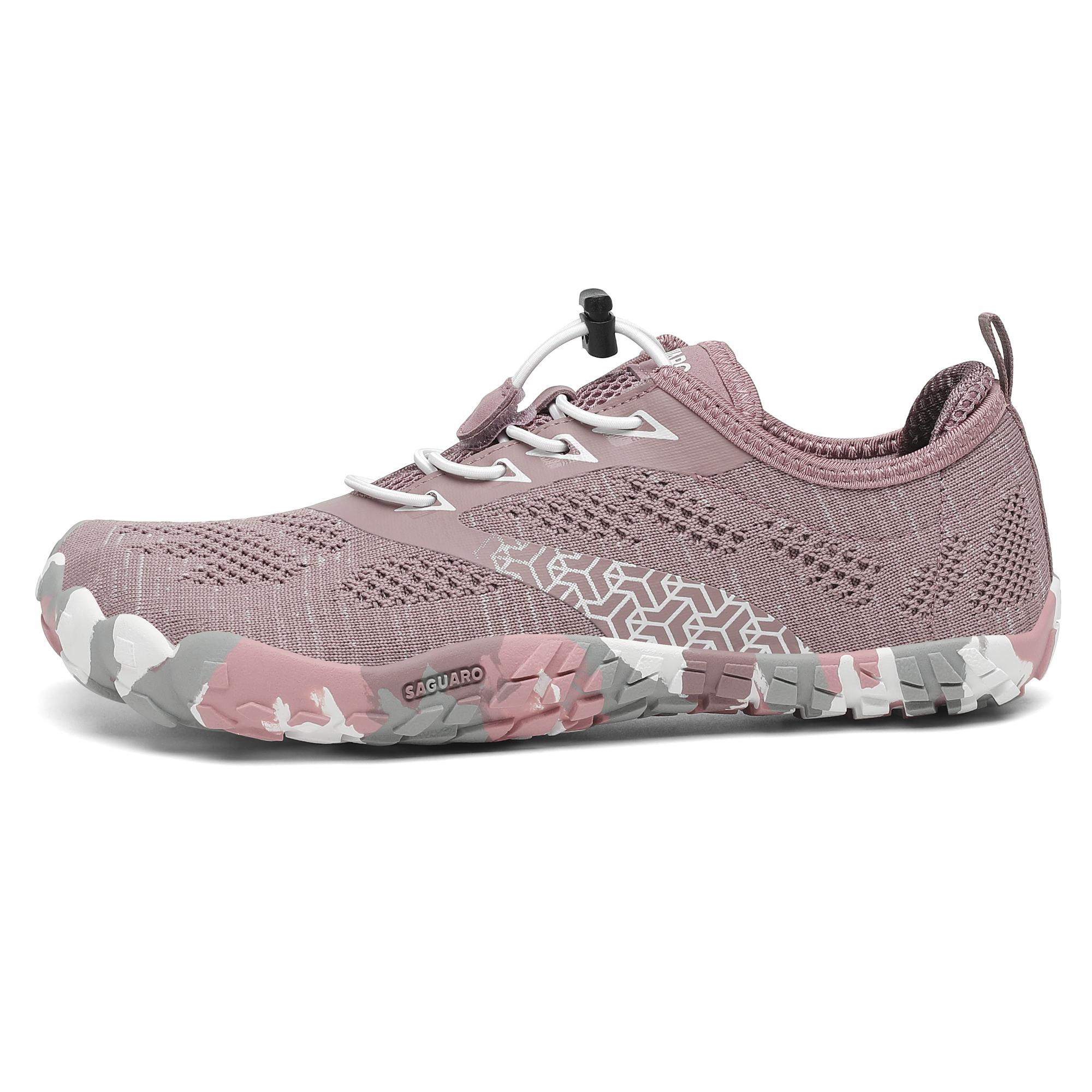 Sabatilles barefoot muntanya i trekking adult Saguaro Smart II rosa gris - CD 2/8