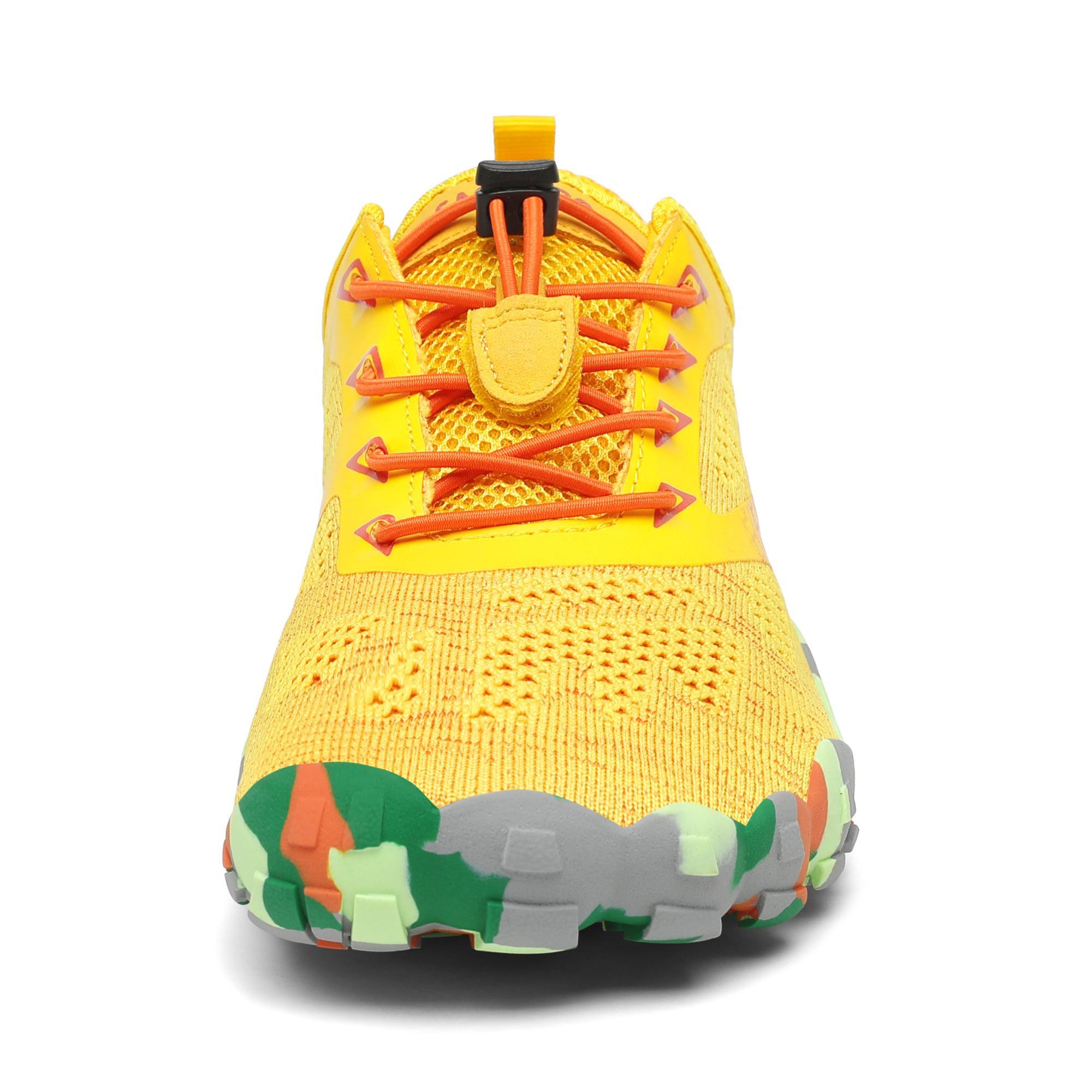 Zapatillas barefoot montaña y trekking Adulto Saguaro Smart II Amarillo - CD 3/8