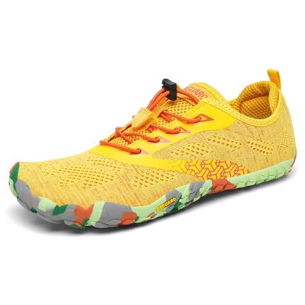 Zapatillas barefoot montaña y trekking Adulto Saguaro Smart II Amarillo - CD