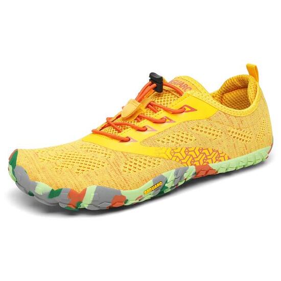 Zapatillas barefoot montaña y trekking Adulto Saguaro Smart II Amarillo - CD