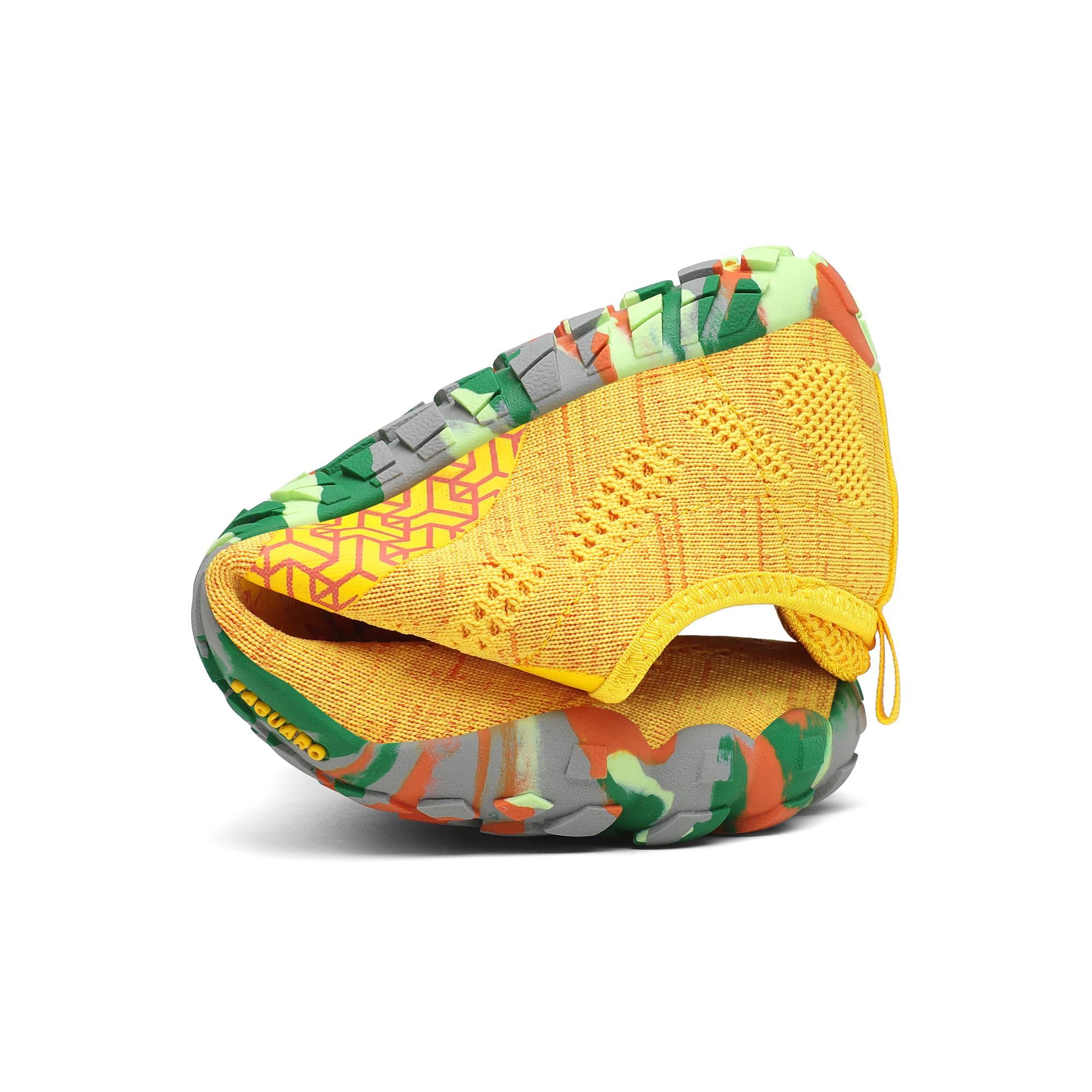 Zapatillas barefoot montaña y trekking Adulto Saguaro Smart II Amarillo - CD 7/8