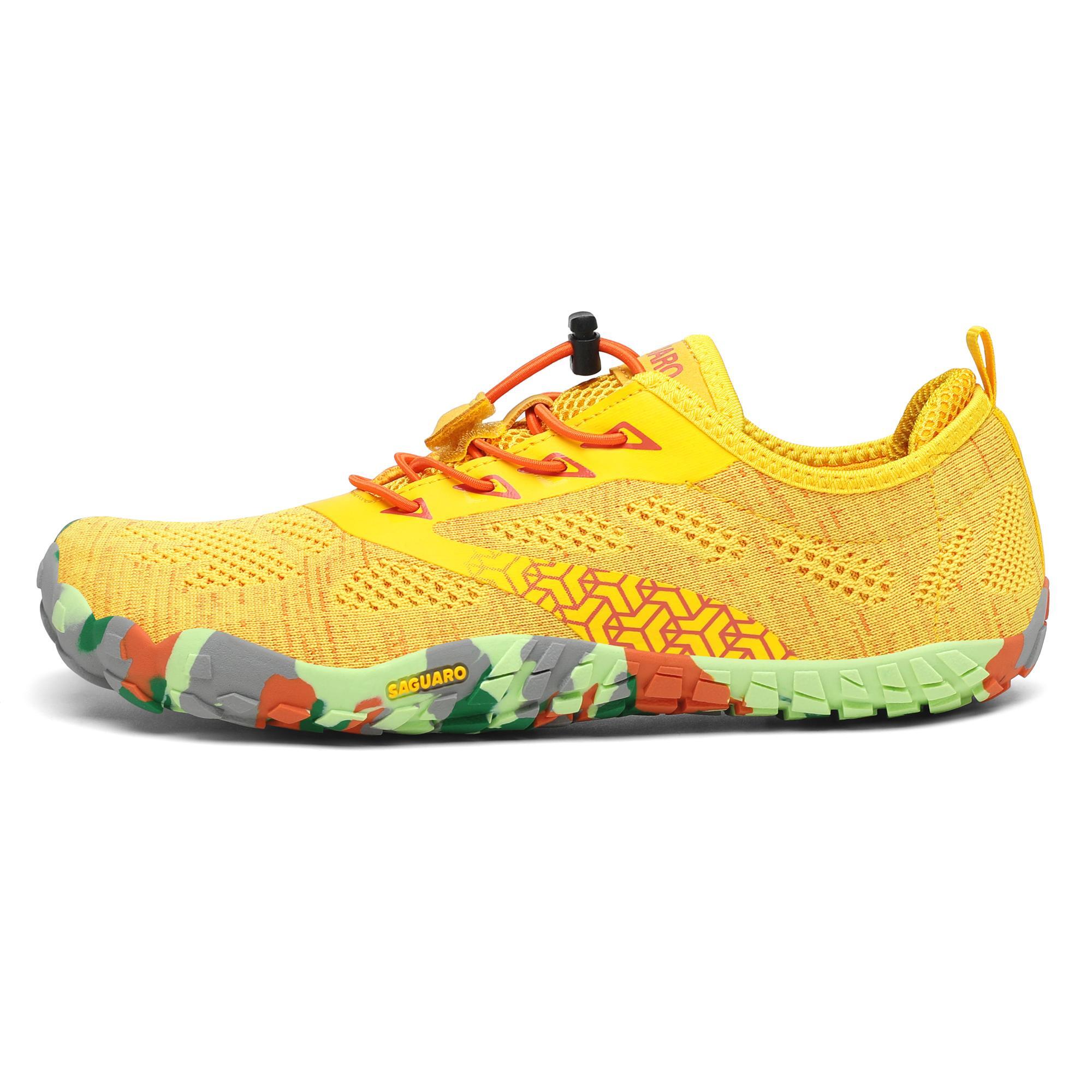 Zapatillas barefoot montaña y trekking Adulto Saguaro Smart II Amarillo - CD 2/8