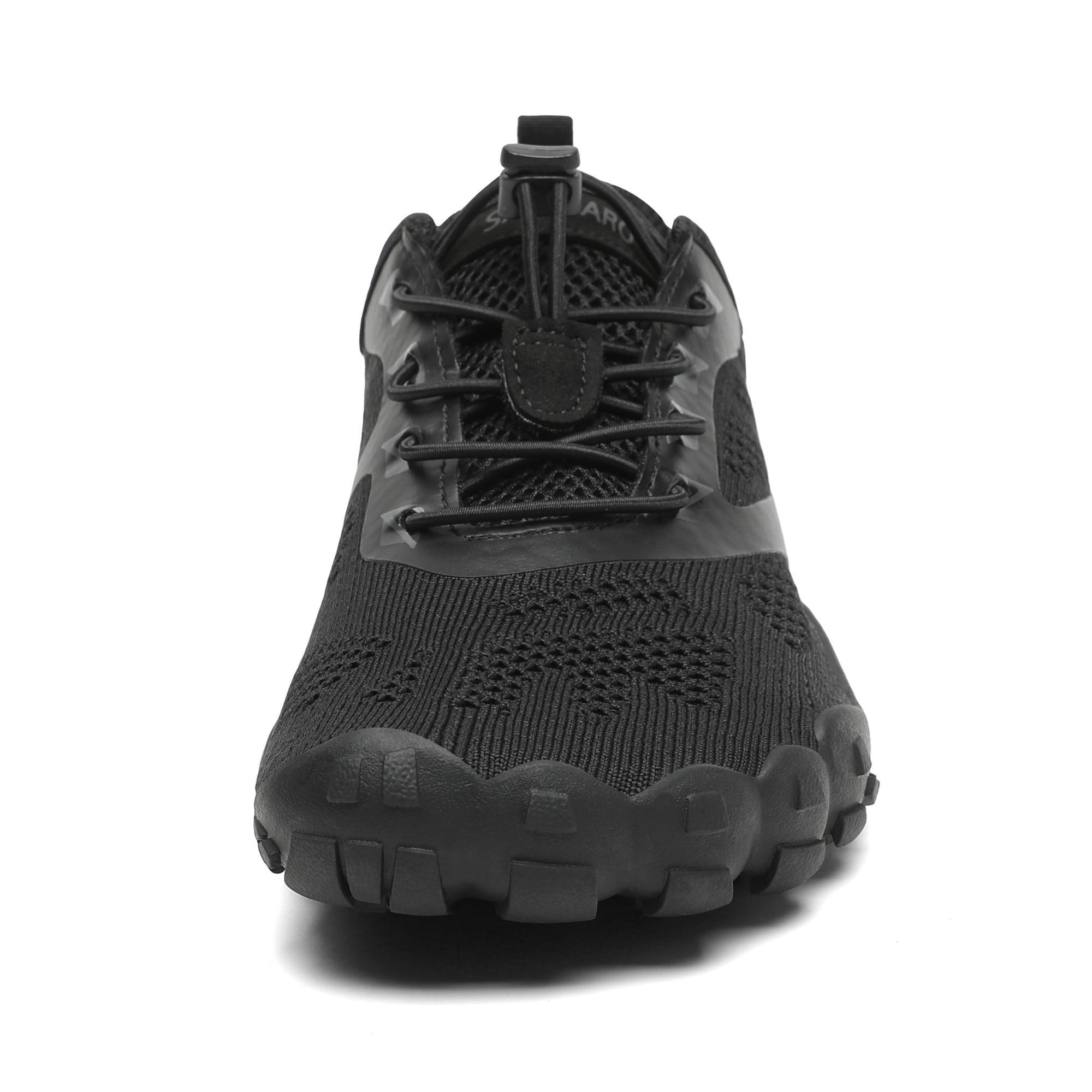 Zapatillas barefoot montaña y trekking Adulto Saguaro Smart I Negro - CD 5/8