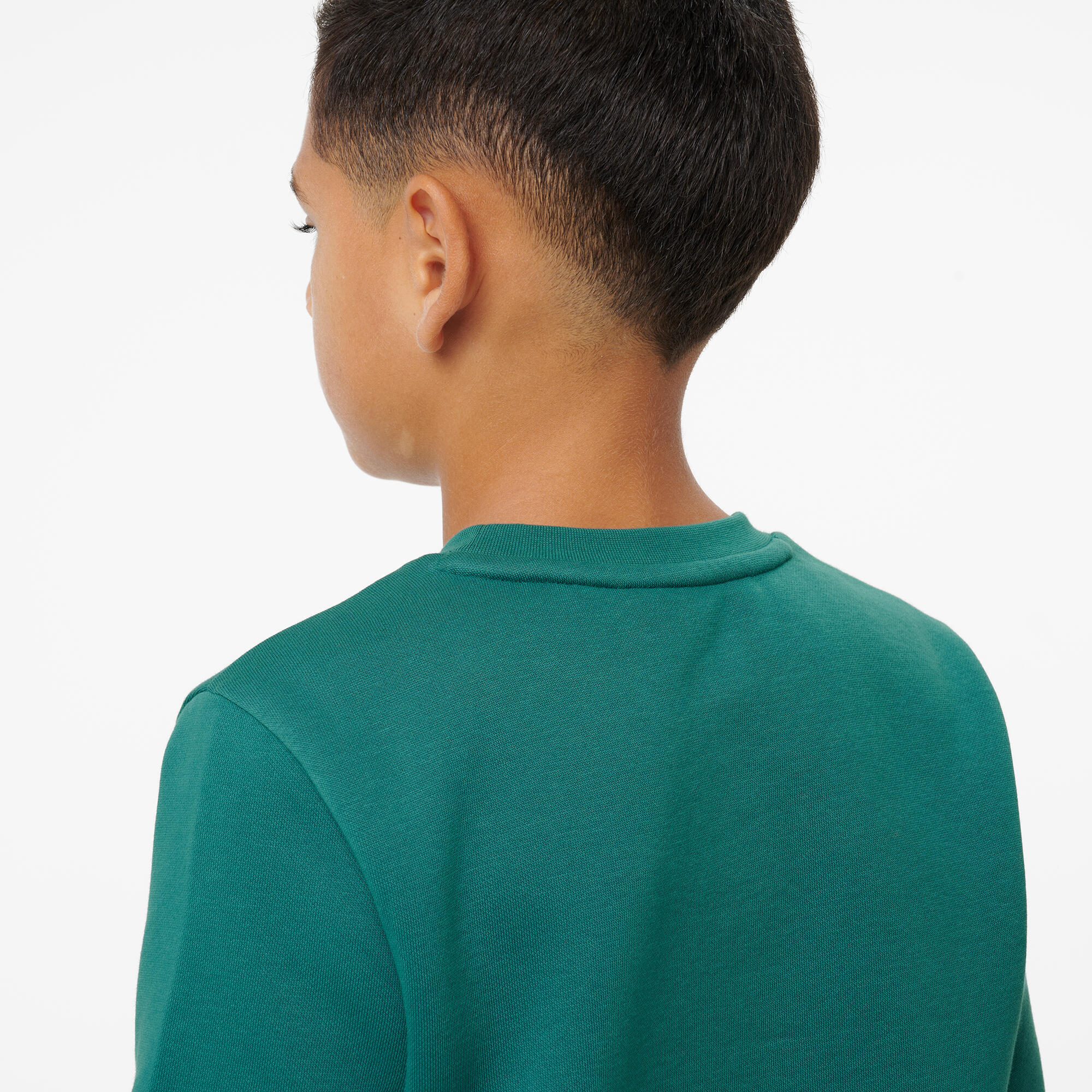 Kapuzensweatshirt Kinder grün 7/7