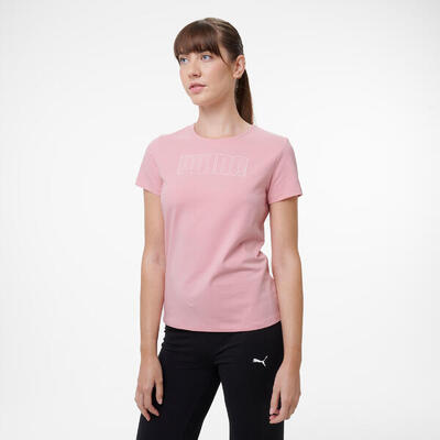 T-shirt dames roze