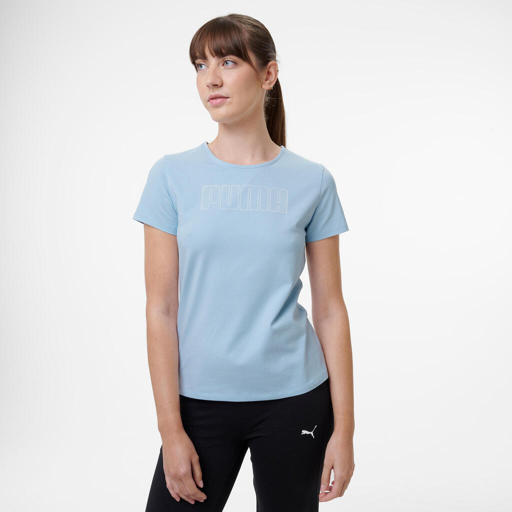 Women's Cotton T-Shirt - Blue