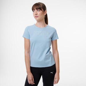 Camiseta Mujer Azul Algodón