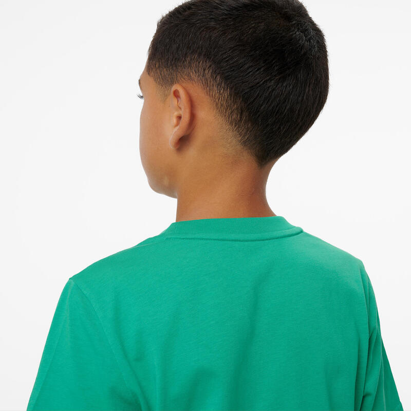 Tricou din bumbac cu imprimeu Puma Educație fizică Verde Copii