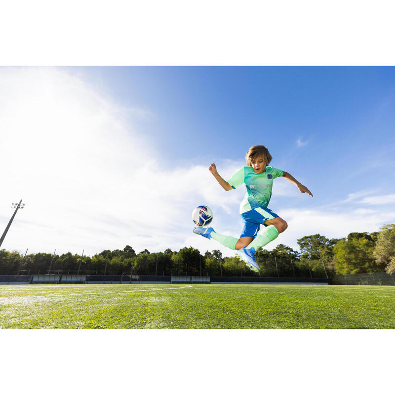 Çocuk Futbol Forması - Yeşil/Mavi - Viralto Kids