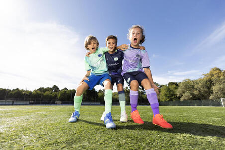 Футболка дитяча Viralto Club для футболу синя/зелена