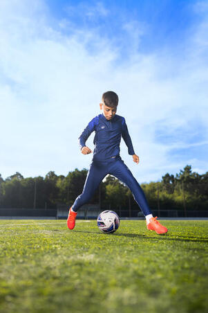 Штани дитячі Viralto Check для футболу темно-сині/сині