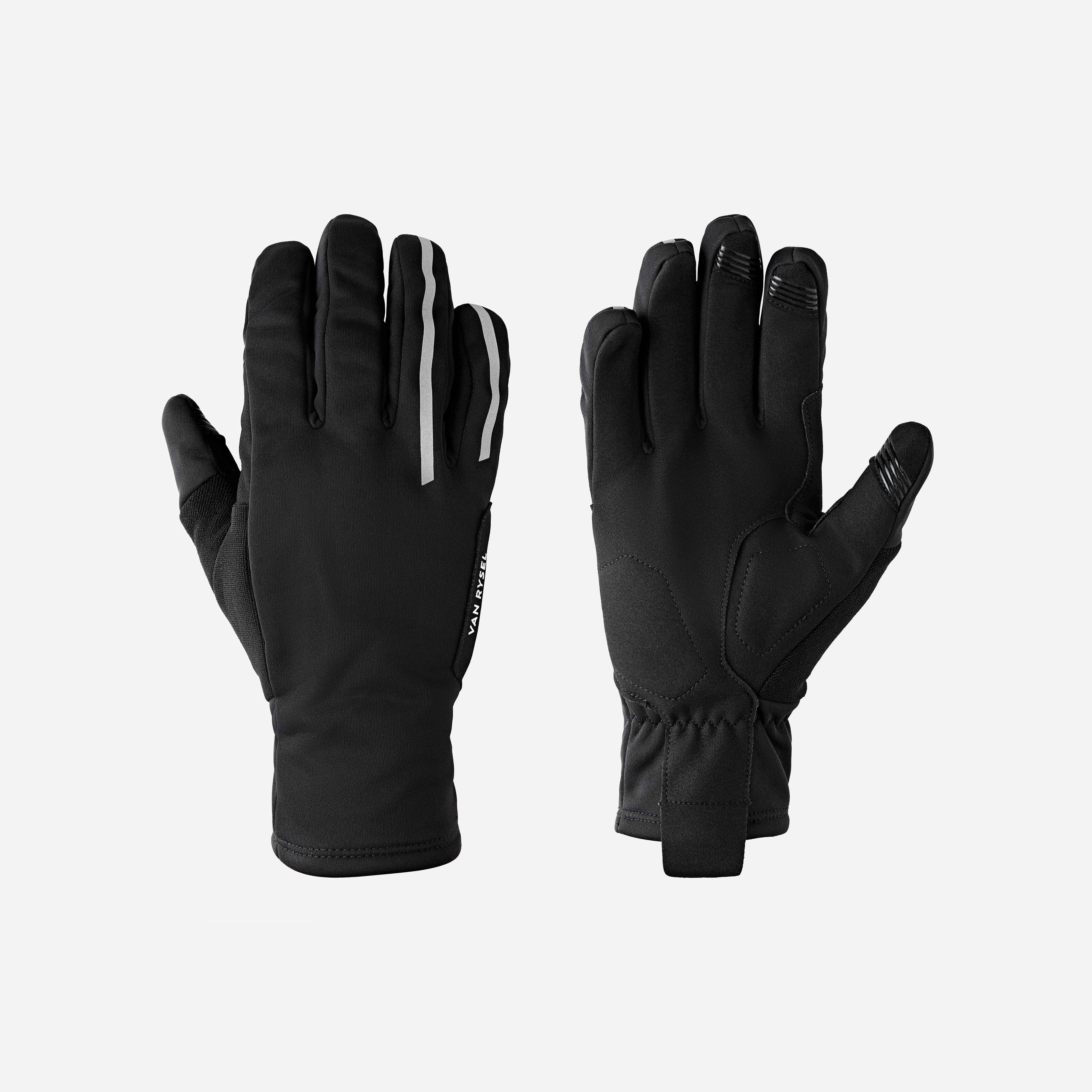 Decathlon UK VAN RYSEL Smartphone-compatible Thermal Cycling Gloves - Black | FREE Click & Collect at Stores and Asda. 365 Days return available.