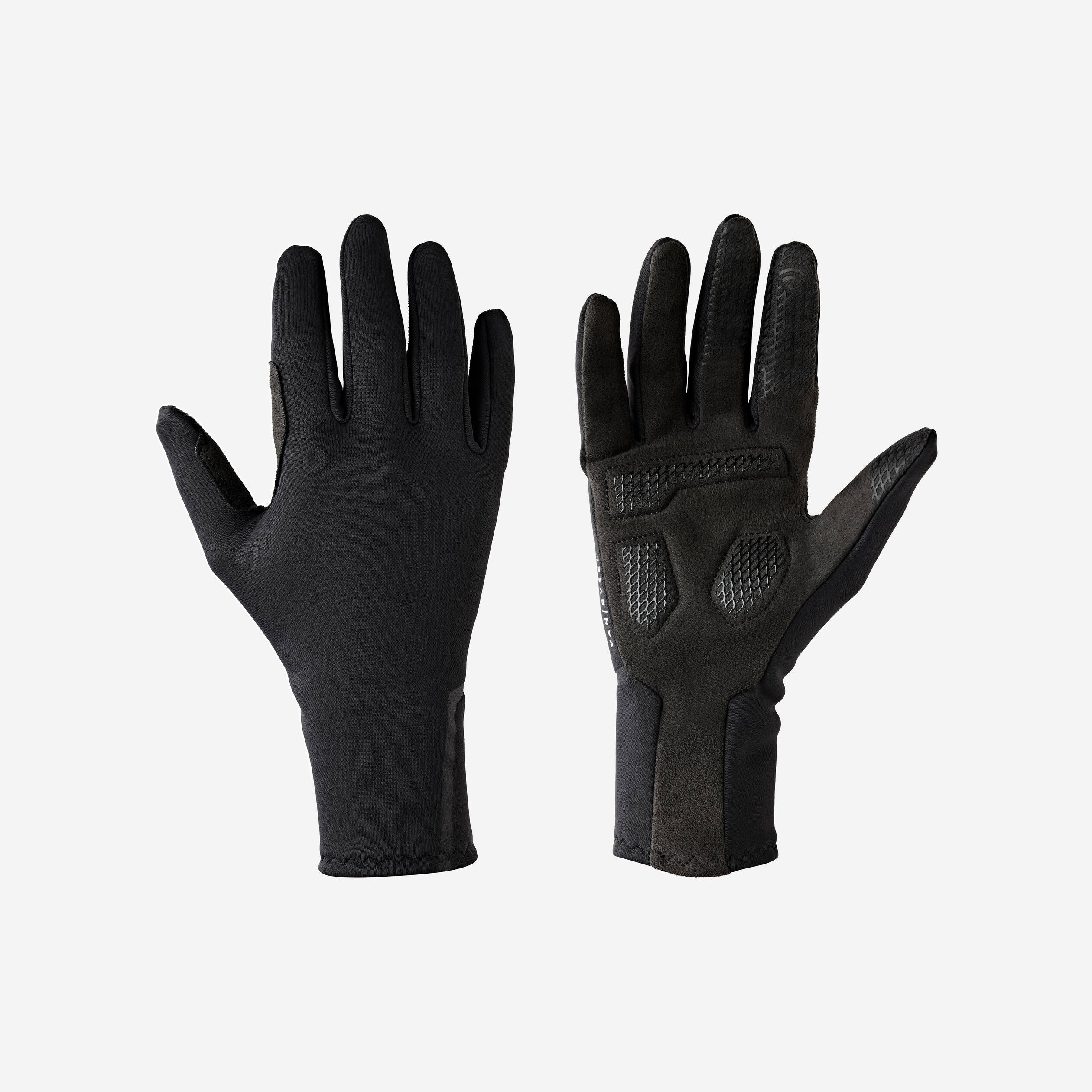 Spring/Autumn Cycling Gloves 500 - Black