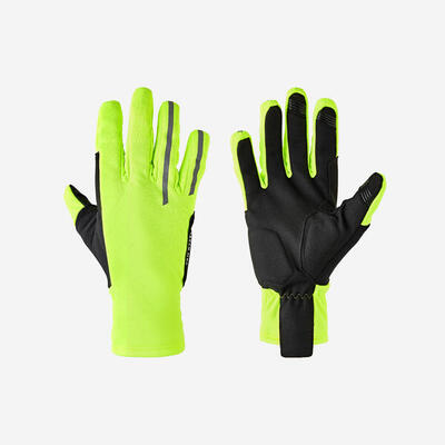 Fietshandschoenen 500 winter fluo