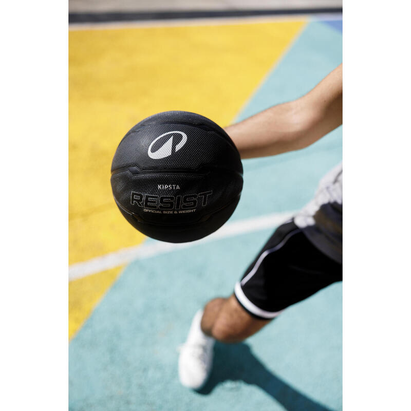 Minge de baschet mărimea 7 - RESIST R500 Negru