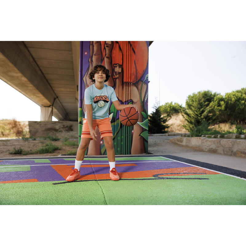 Încălțăminte de baschet NBA New york knicks  FAST 900 LOW Portocaliu Copii