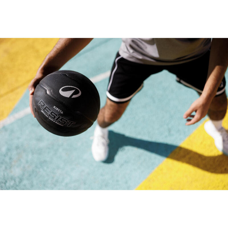 Minge de baschet mărimea 7 - RESIST R500 Negru