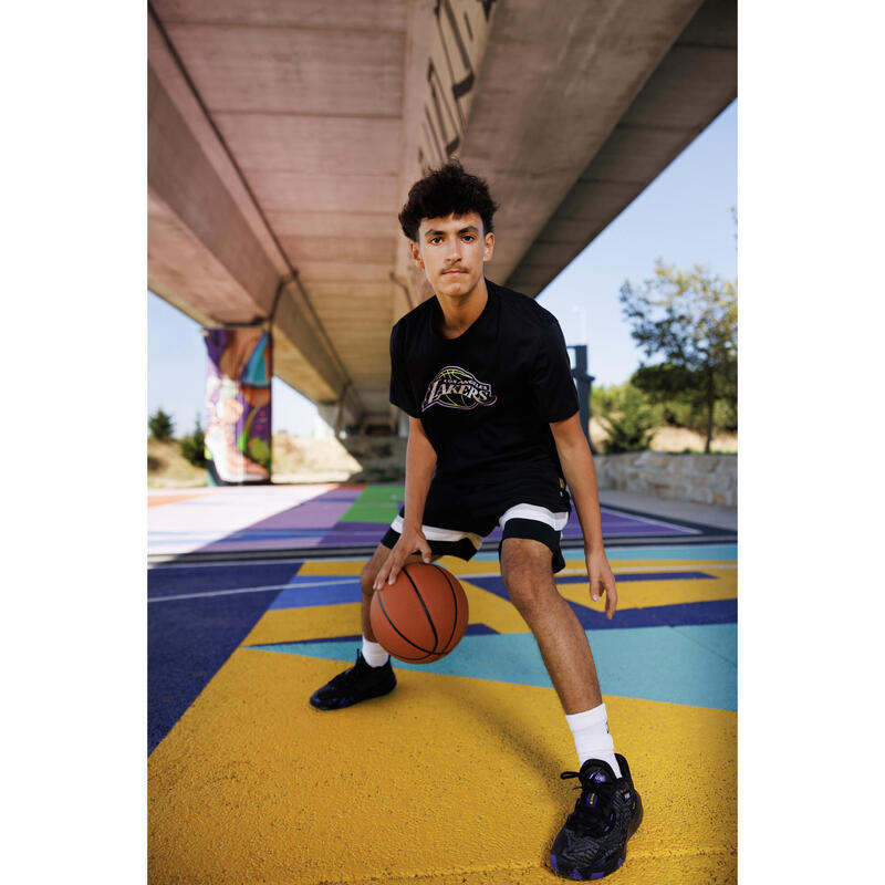 NBA Lakers Yetişkin Basketbol Tişörtü - Siyah - 900