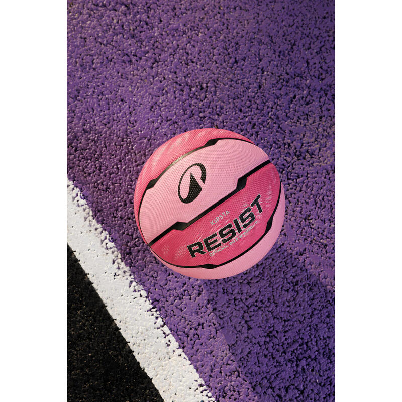 Minge de baschet mărimea 5 - RESIST R500 Roz